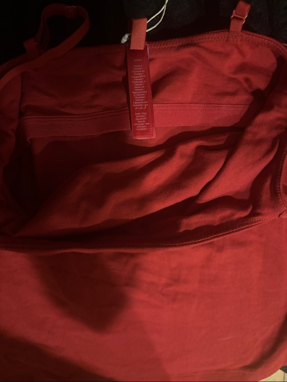 SKIMS Cotton Jersey Cami• NWT •Never Worn •Brick (Red)• Small - Picture 4 of 6